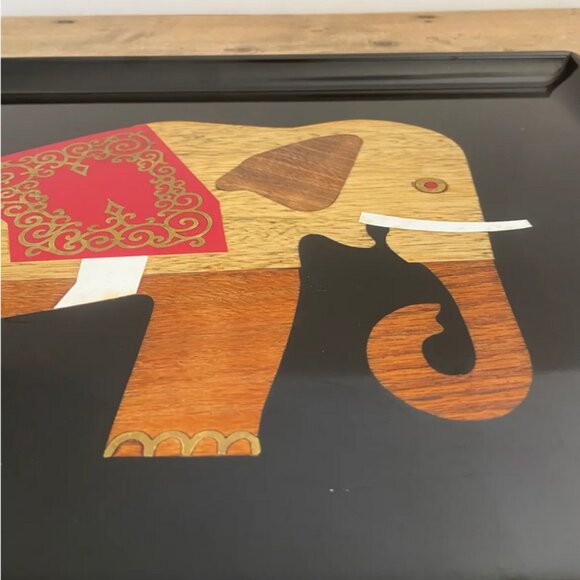 Vintage Couroc of Monterey Elephant Tray - Picture 5 of 12